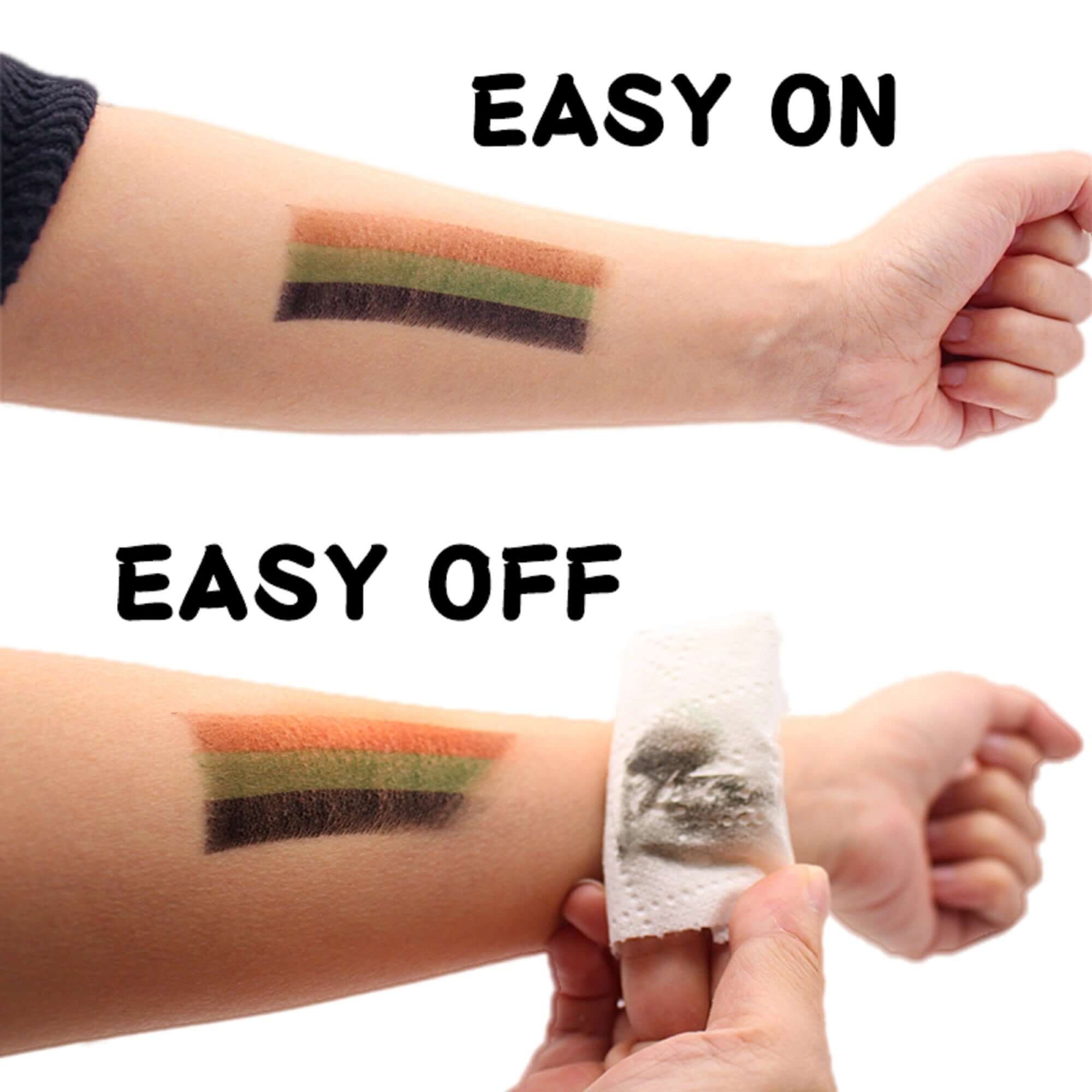 Black Face Paint Stick – Non-Toxic, Smooth & Easy to Apply
