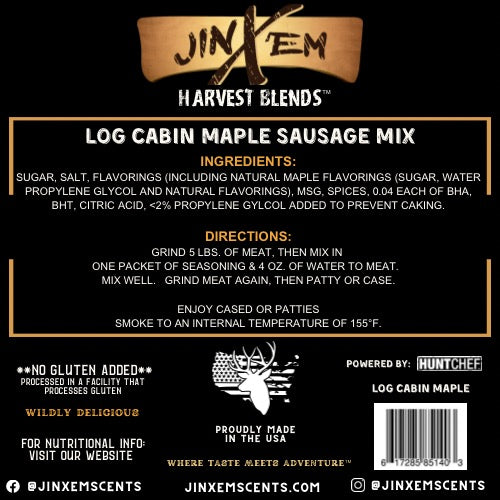 Log Cabin Maple - Sausage Seasoning Mix