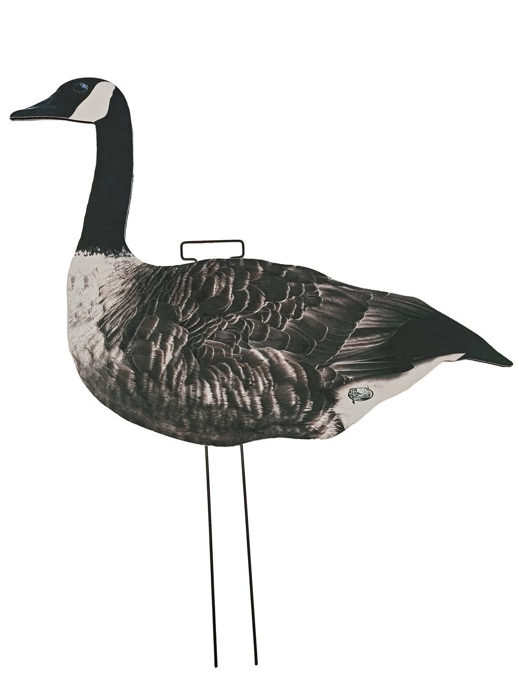 HuntEmUp Pro-Flock Flocked Silhouette Decoys Canada Goose Silhouette Decoys (12 pk)