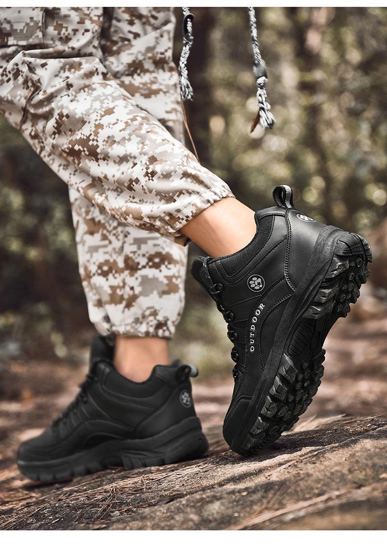 Men's Shoes Sports Outdoor Hiking Shoes Training Men's Boots Waterproof Outdoor Snow Durable Boots Winter Tactical Workout Shoes For Camping Walking
